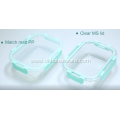 Glass Food Container with Silicone Sleeve